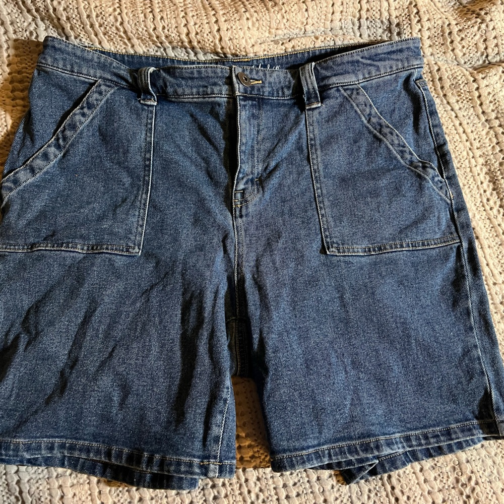 Style & Co. Light Blue Denim Shorts